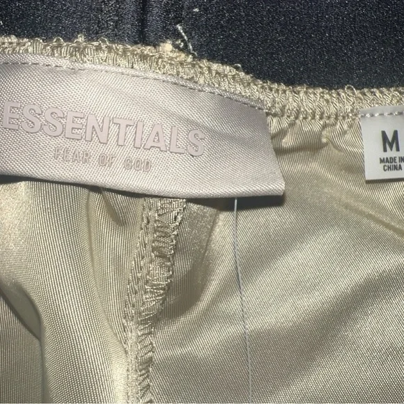ESSENTIALS FEAR OF GOD ESSENTIALS Unisex Tan Nylon Trousers/Pants | NEW/NWT - Picture 12 of 16